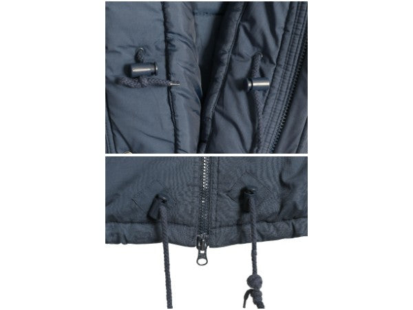 90s インディアンズ 中綿 ナイロン ベンチ コート メンズ L / オールド MLB オフィシャル ジャケット スタジャン ブルゾン 大リーグ 当時物