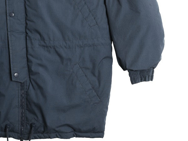 90s インディアンズ 中綿 ナイロン ベンチ コート メンズ L / オールド MLB オフィシャル ジャケット スタジャン ブルゾン 大リーグ 当時物