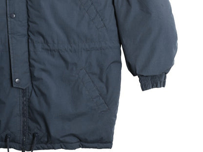 90s インディアンズ 中綿 ナイロン ベンチ コート メンズ L / オールド MLB オフィシャル ジャケット スタジャン ブルゾン 大リーグ 当時物