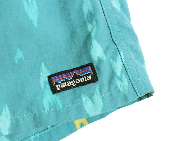 パタゴニア バギーズ ショーツ レディース S 古着 17年製 ネイティブ 総柄 ナイロン ショートパンツ 短パン スイム サーフ 水陸両用 海パン