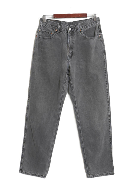 00s リーバイス 550 ブラック デニム パンツ メンズ 33 31 / 古着 オールド リラックス フィット テーパード ジーンズ ジーパン 赤タブ 黒