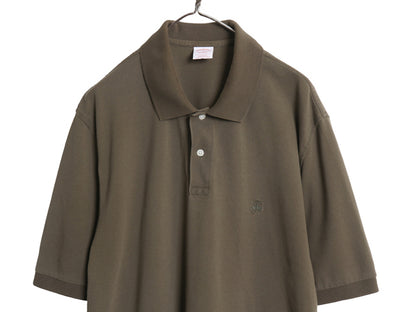 ブルックスブラザーズ 鹿の子 半袖 ポロシャツ メンズ XL / 半袖シャツ ワンポイント カットソー トップス コットン シンプル 大きいサイズ