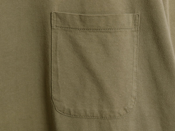 00s オールド ギャップ ポケット付き 無地 半袖 Tシャツ メンズ XL / 古着 ヘビーウェイト コットン ポケT カーキ グリーン 大きいサイズ