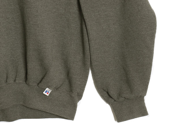 90s ラッセル 無地 スウェット メンズ レディース XXL オールド トレーナー 前V ワンポイント ブランク クルーネック 裏起毛 大きいサイズ