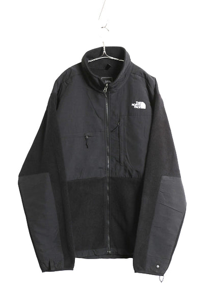 ノースフェイス デナリ ジャケット メンズ XL アウトドア フリース ナイロン ブルゾン ジャンパー フルジップ ハイネック 大きいサイズ 黒