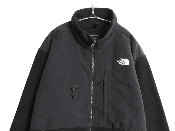 ノースフェイス デナリ ジャケット メンズ XL アウトドア フリース ナイロン ブルゾン ジャンパー フルジップ ハイネック 大きいサイズ 黒