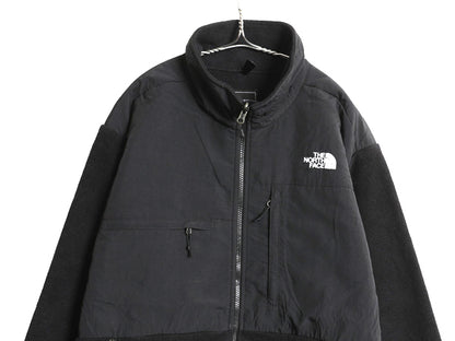 ノースフェイス デナリ ジャケット メンズ XL アウトドア フリース ナイロン ブルゾン ジャンパー フルジップ ハイネック 大きいサイズ 黒