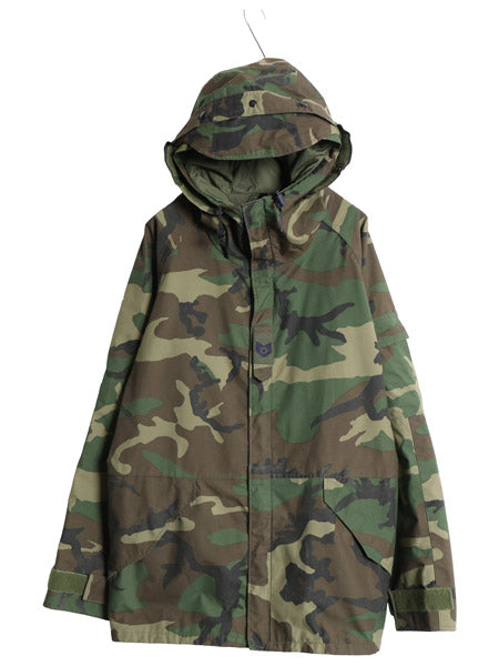 90s 米軍実物 US ARMY ECWCS ゴアテックス ウッドランドカモ 迷彩 ミリタリー ジャケット LARGE REGULAR / 1st GEN ミリタリー 軍物 マンパ