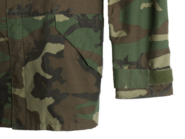 90s 米軍実物 US ARMY ECWCS ゴアテックス ウッドランドカモ 迷彩 ミリタリー ジャケット LARGE REGULAR / 1st GEN ミリタリー 軍物 マンパ
