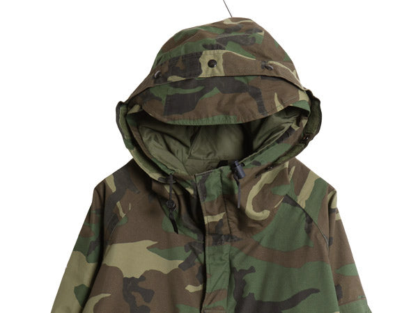 90s 米軍実物 US ARMY ECWCS ゴアテックス ウッドランドカモ 迷彩 ミリタリー ジャケット LARGE REGULAR / 1st GEN ミリタリー 軍物 マンパ