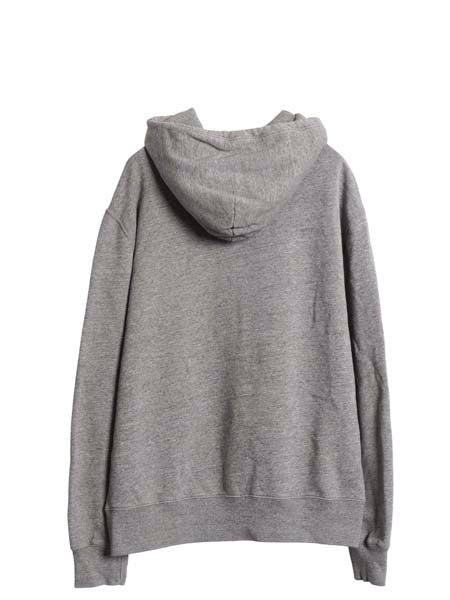  ポロ ラルフローレン プリント スウェット フード パーカー メンズ XL / ヴィンテージ モデル 前V トレーナー 裏起毛 プルオーバー グレー