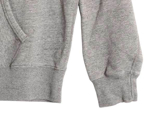  ポロ ラルフローレン プリント スウェット フード パーカー メンズ XL / ヴィンテージ モデル 前V トレーナー 裏起毛 プルオーバー グレー