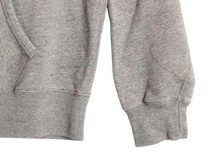  ポロ ラルフローレン プリント スウェット フード パーカー メンズ XL / ヴィンテージ モデル 前V トレーナー 裏起毛 プルオーバー グレー