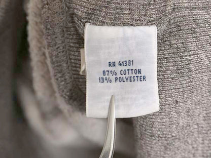  ポロ ラルフローレン プリント スウェット フード パーカー メンズ XL / ヴィンテージ モデル 前V トレーナー 裏起毛 プルオーバー グレー