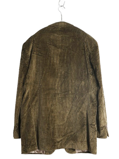 90s ラルフローレン 太畝 コーデュロイ テーラード ジャケット メンズ XL 程 古着 オールド ポロ ブレザー シンプル トラッド 大きいサイズ