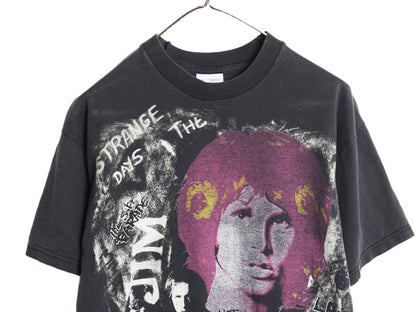 90s ★ ドアーズ 大判 プリント Tシャツ メンズ M / 古着 オールド 当時物 ジムモリソン グラフィック バンド ロック ヘビーウェイト 黒