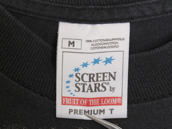 90s ★ ドアーズ 大判 プリント Tシャツ メンズ M / 古着 オールド 当時物 ジムモリソン グラフィック バンド ロック ヘビーウェイト 黒