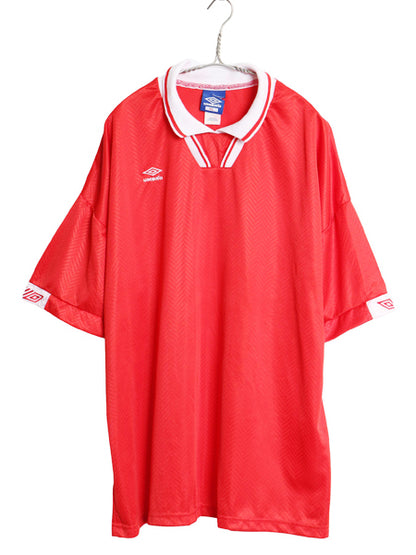 90s USA製 アンブロ サッカー プラクティス シャツ メンズ XL / オールド フットボール ユニフォーム ジャージ ゲームシャツ 大きいサイズ