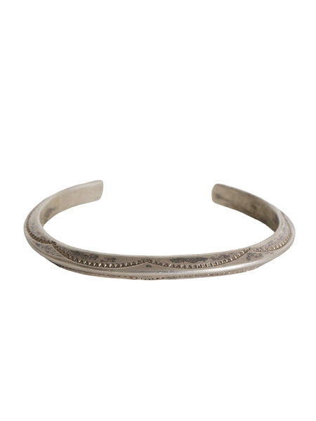 80s ~ ★ ナバホ TAHE インゴット シルバー トライアングル バングル / ヴィンテージ インディアン ジュエリー STERLING 銀 ブレスレット