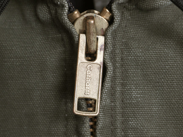 US企画 カーハート アクティブ ジャケット メンズ L 古着 ワーク ダック フード パーカー 中綿 キルティング ライナー ブルゾン ジャンパー