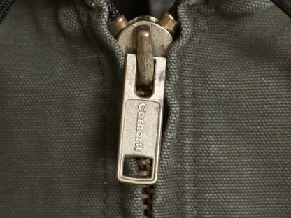 US企画 カーハート アクティブ ジャケット メンズ L 古着 ワーク ダック フード パーカー 中綿 キルティング ライナー ブルゾン ジャンパー