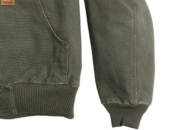 US企画 カーハート アクティブ ジャケット メンズ L 古着 ワーク ダック フード パーカー 中綿 キルティング ライナー ブルゾン ジャンパー