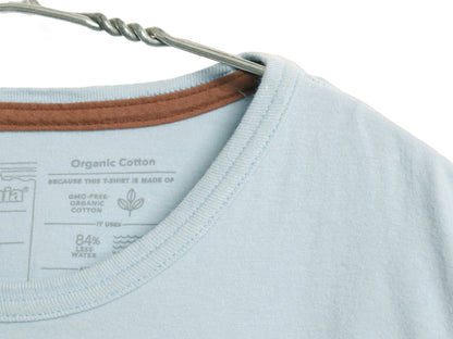 パタゴニア 葛飾北斎 浮世絵 プリント 長袖 Tシャツ メンズ M 22年製 アウトドア ロンT カットソー ロングスリーブ イラスト ライト ブルー