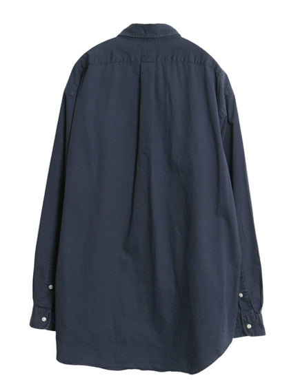 90s ラルフローレン 長袖 ボタンダウン シャツ メンズ L オールド ポロ コットン チノ 長袖シャツ ワンポイント ワイシャツ カジュアル 紺