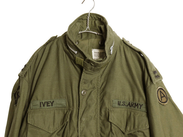 デッドストック 60s 米軍実物 US ARMY M-65 フィールド ジャケット XLARGE REGULAR 68年製 ヴィンテージ ミリタリー ジャンパー 2nd アルミ