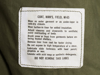 デッドストック 60s 米軍実物 US ARMY M-65 フィールド ジャケット XLARGE REGULAR 68年製 ヴィンテージ ミリタリー ジャンパー 2nd アルミ