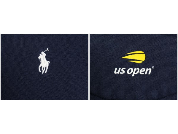 ポロ ラルフローレン プリント スウェット メンズ レディース XL / 袖 プリント ライン 切替 裏起毛 US オープン 限定 テニス 大きいサイズ
