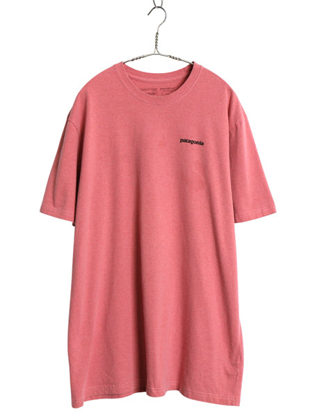 パタゴニア 両面 プリント 半袖 Tシャツ メンズ XL / 古着 19年製 カットソー P6 バックプリント ボックスロゴ クルーネック 大きいサイズ