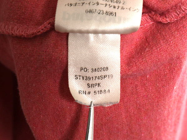 パタゴニア 両面 プリント 半袖 Tシャツ メンズ XL / 古着 19年製 カットソー P6 バックプリント ボックスロゴ クルーネック 大きいサイズ