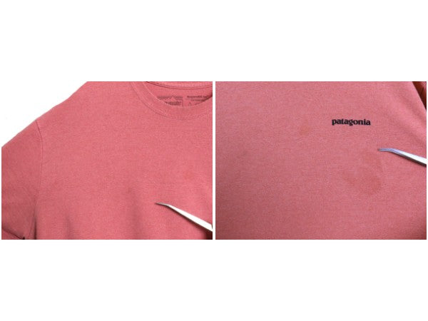 パタゴニア 両面 プリント 半袖 Tシャツ メンズ XL / 古着 19年製 カットソー P6 バックプリント ボックスロゴ クルーネック 大きいサイズ