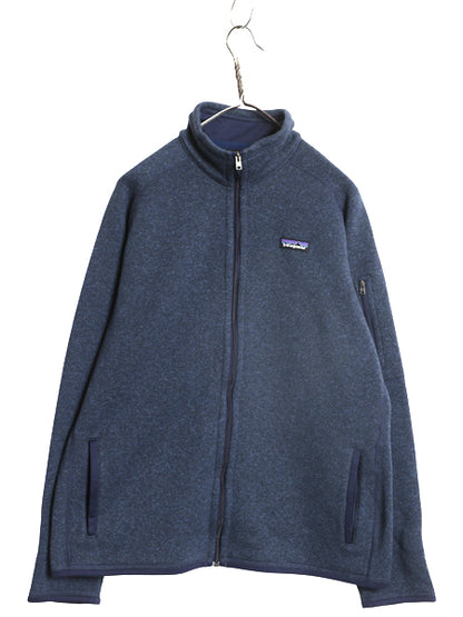 パタゴニア ベターセーター ジャケット レディース XL / 16年製 フリース セーター ブルゾン フルジップ アウトドア 大きいサイズ ネイビー