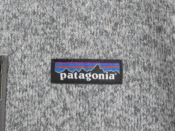パタゴニア ベターセーター ハーフジップ メンズ L 19年製 フリース セーター 裏起毛 プルオーバー ジャケット ブルゾン カレッジ 刺繍 灰