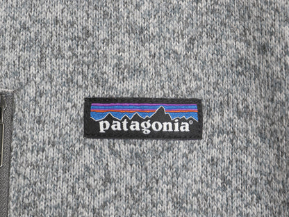 パタゴニア ベターセーター ハーフジップ メンズ L 19年製 フリース セーター 裏起毛 プルオーバー ジャケット ブルゾン カレッジ 刺繍 灰