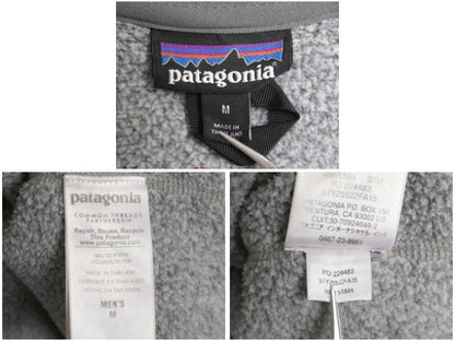 パタゴニア ベターセーター ハーフジップ メンズ M 15年製 裏起毛 フリース セーター プルオーバー ジャケット ブルゾン カレッジ 刺繍 灰