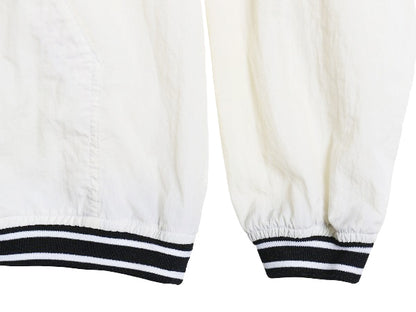 90s ナイキ ナイロン ジャケット メンズ L オールド プルオーバー スウッシュ Vネック ブルゾン ウィンドブレーカー ウォームアップ ピステ