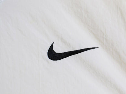 90s ナイキ ナイロン ジャケット メンズ L オールド プルオーバー スウッシュ Vネック ブルゾン ウィンドブレーカー ウォームアップ ピステ