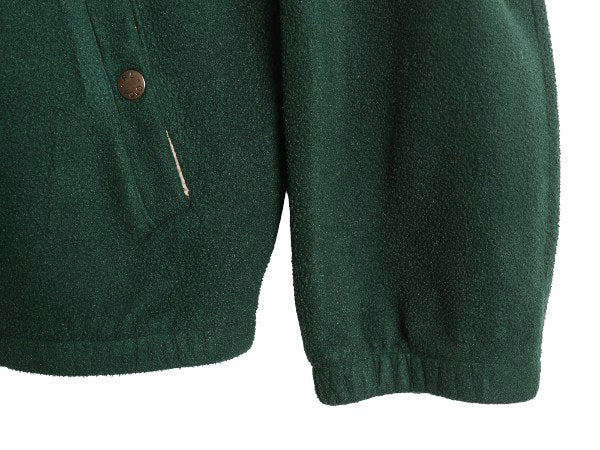 90s ポロ ラルフローレン フリース スイングトップ ジャケット メンズ XXL 古着 オールド ブルゾン フルジップ ジャンパー 大きいサイズ 緑