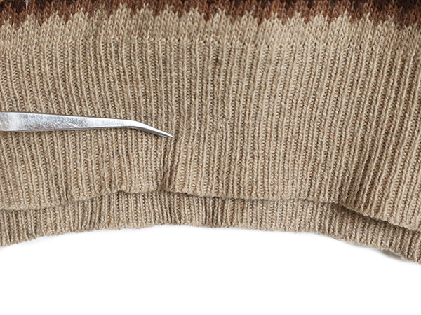 00s ポロ ラルフローレン Vネック ニット ベスト メンズ S / オールド フェアアイル コットン カシミヤ セーター 重ね着 薄手 マルチカラー