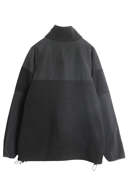 00s 米軍実物 ECWCS GEN2 フルジップ フリース ジャケット メンズ L 程 古着 オールド ミリタリー アーミー 軍物 ジャンパー ハイネック 黒