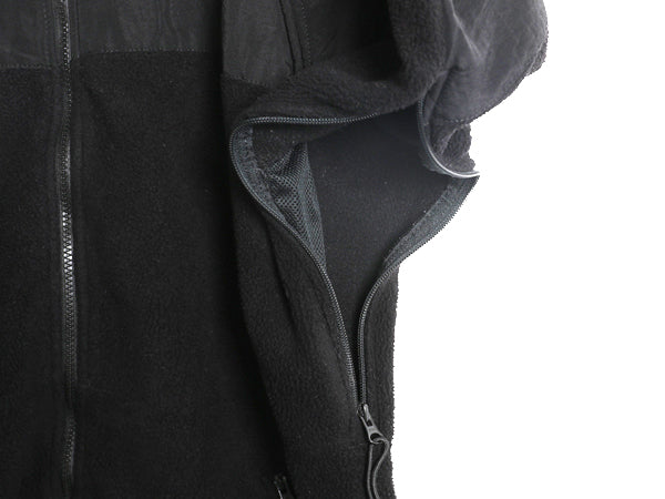 00s 米軍実物 ECWCS GEN2 フルジップ フリース ジャケット メンズ L 程 古着 オールド ミリタリー アーミー 軍物 ジャンパー ハイネック 黒