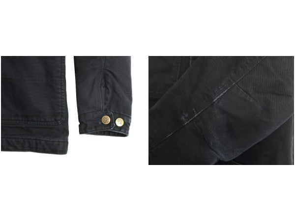 カーハート チョア コート メンズ S / ダック カバーオール ジャケット ブランケット ライナー付き ブルゾン ハーフ コート 廃盤 ブラック