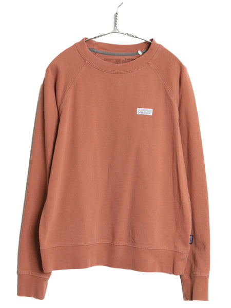 パタゴニア クルーネック スウェット レディース М 古着 21年製 アウトドア トレーナー 長袖 Tシャツ ロンT カットソー 薄手 裏起毛なし