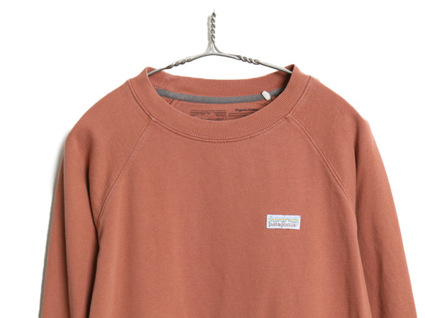 パタゴニア クルーネック スウェット レディース М 古着 21年製 アウトドア トレーナー 長袖 Tシャツ ロンT カットソー 薄手 裏起毛なし