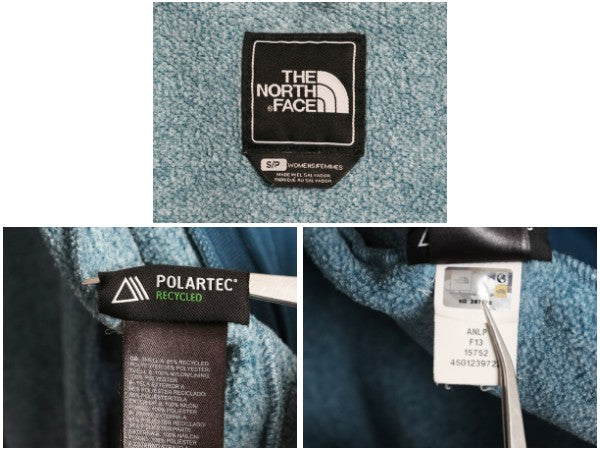 ノースフェイス デナリ ジャケット レディース S 古着 アウトドア フリース ナイロン フルジップ ジャンパー ブルゾン ハイネック シンプル