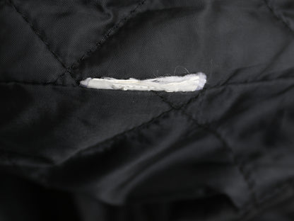 ポロ ラルフローレン 本革 ラム レザー シングル ライダース ジャケット メンズ M / 革ジャン 中綿 キルティング ライナー付き ブルゾン 黒