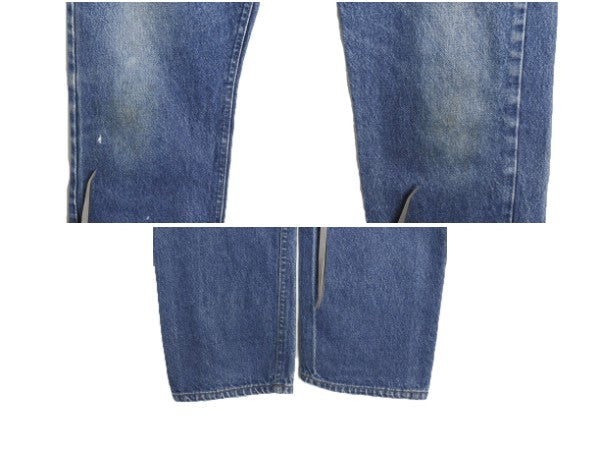 80s USA製 ★ エルエルビーン Lee 別注 デニム パンツ メンズ 35 30 / 古着 ヴィンテージ ダブルネーム 200 ジーンズ ジーパン ストレート